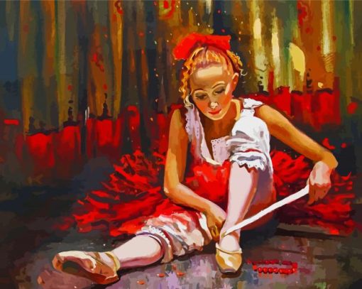 Ukrainian Ballerina Paint by numbers