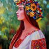 Ukrainian Woman Paint by numbers