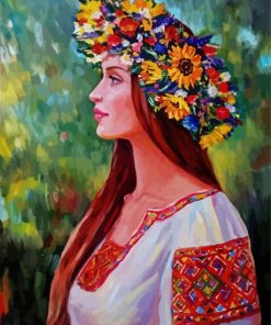 Ukrainian Woman Paint by numbers