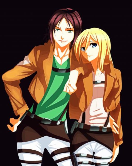 Ymir And Christia Anime paint by numbers