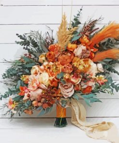 Aesthetic Boho Bouquet paint by numbers