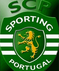 Sporting CP Logo paint by numbers