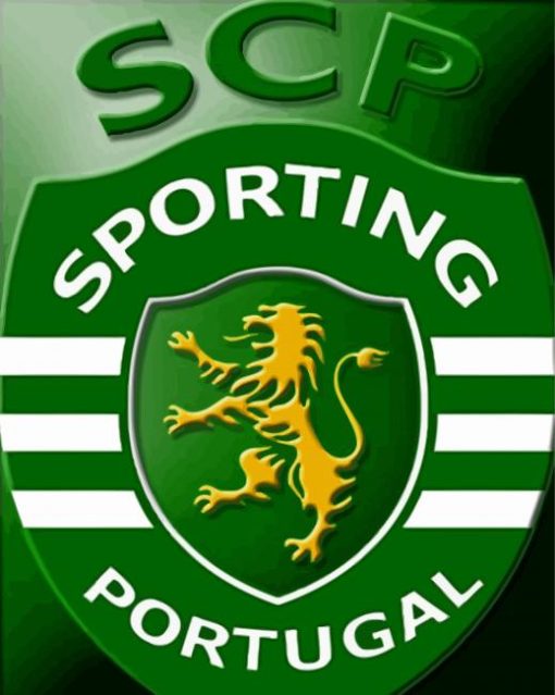 Sporting CP Logo paint by numbers