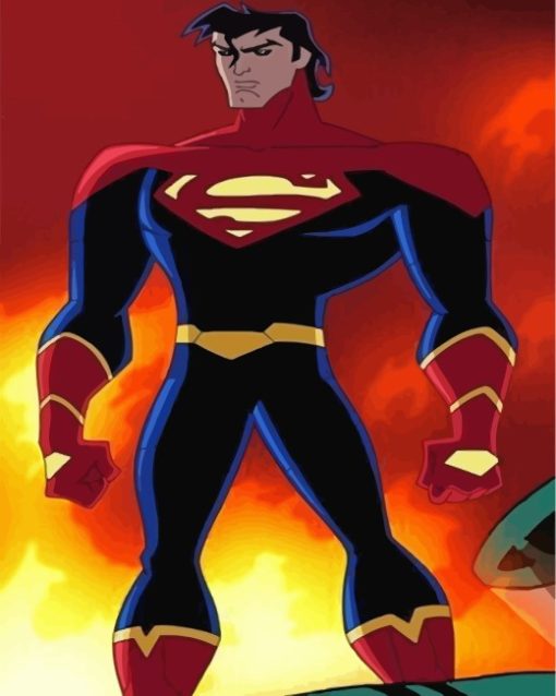 Aesthetic Superman X Animation Paint by numbers