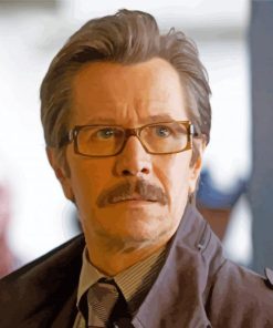 Aesthetic Gary Oldman paint by numbers