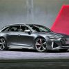 Aesthetic Grey Audi Rs6 paint by numbers