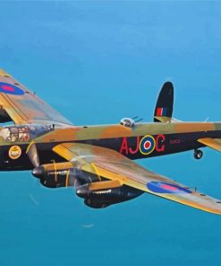 Aesthetic Lancaster Aeroplane Paint by numbers