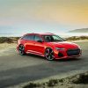 Aesthetic Red Audi Rs6 paint by numbers