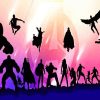 avengers Marvel Silhouette paint by number