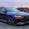 Black Audi Rs6 paint by numbers