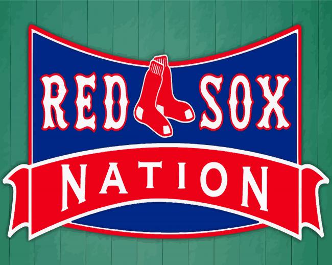 Boston Red Sox Illustration paint by numbers