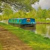 Canterbury Narrow Boat paint by numbers