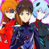 Evangelion Anime paint by numbers