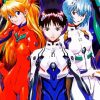 Evangelion Anime Poster paint by numbers