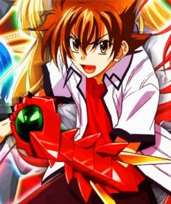 High school dxd Poster paint by numbers