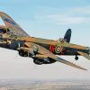 Lancaster Aeroplane Paint by numbers