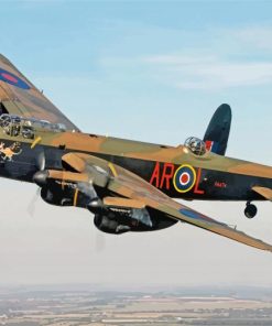 Lancaster Aeroplane Paint by numbers