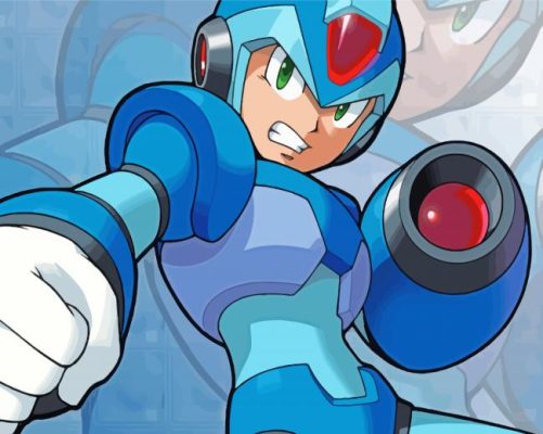 Mega Man X Animation paint by numbers