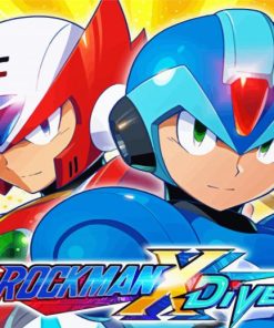 Mega Man X Characters paint by numbers