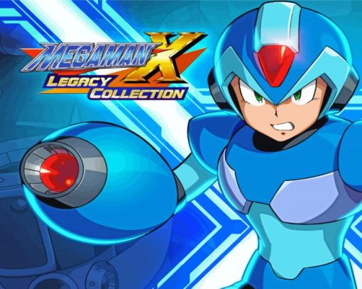 Mega Man X paint by numbers