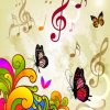 Musical Note paint by numbers