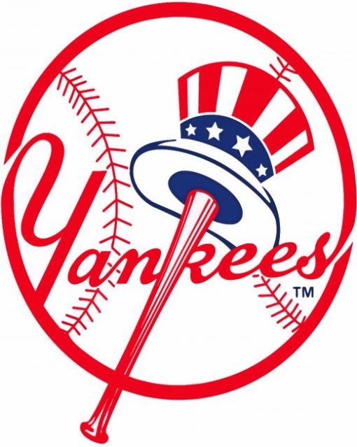 Aesthetic NY Yankees Logo paint by numbers