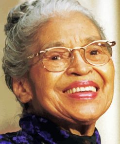 old Rosa Parks paint by number