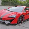 Red Mclaren 750s paint by numbers