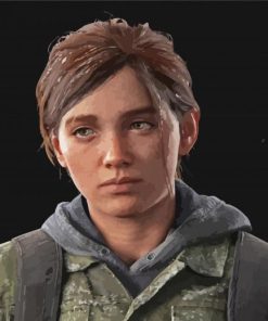 Ellie From The Last Of Us paint by number