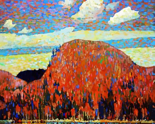 Tom Thomson The Pointers paint by numbers