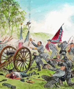 Battle Of Gettysburg Irish Brigade paint by numbers