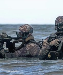 US Navy Seal Team paint by numbers