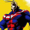 All Might Anime Character Paint By Numbers