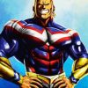 All Might Superhero Paint By Numbers