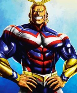 All Might Superhero Paint By Numbers