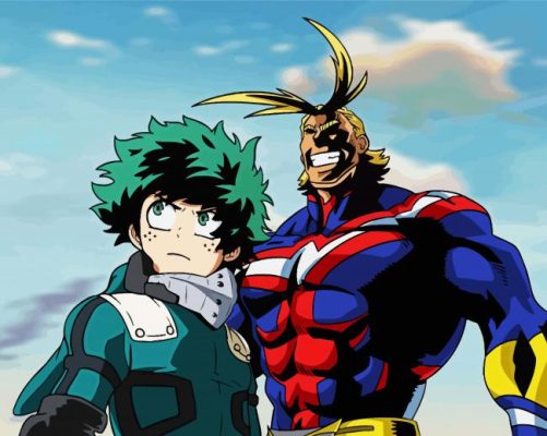 All Might And Deku  Paint By Numbers