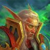 Blood Elf Man World of Warcraft paint by numbers