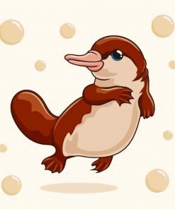 Cute Platypus Paint By Numbers