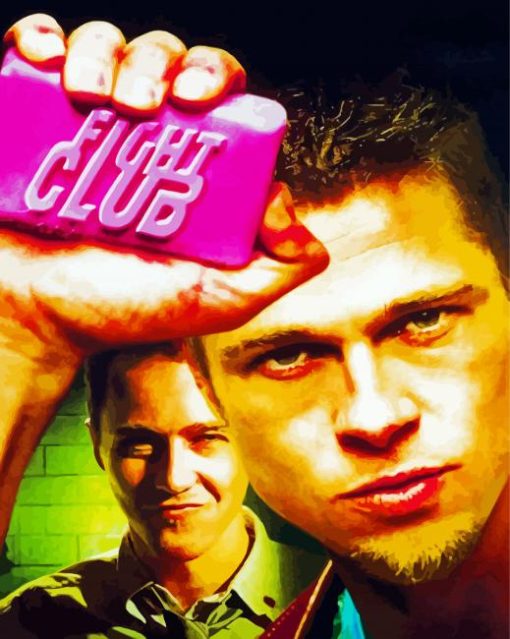 Fight club poster paint by number