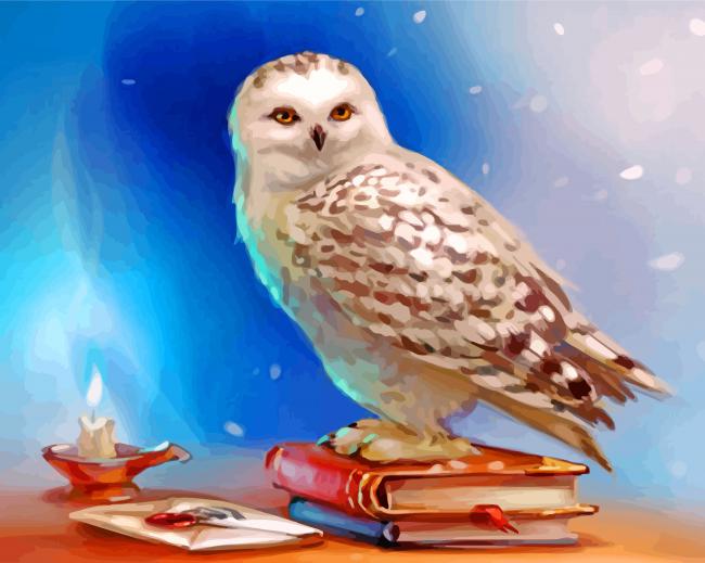 Hedwig Owl paint by numbers