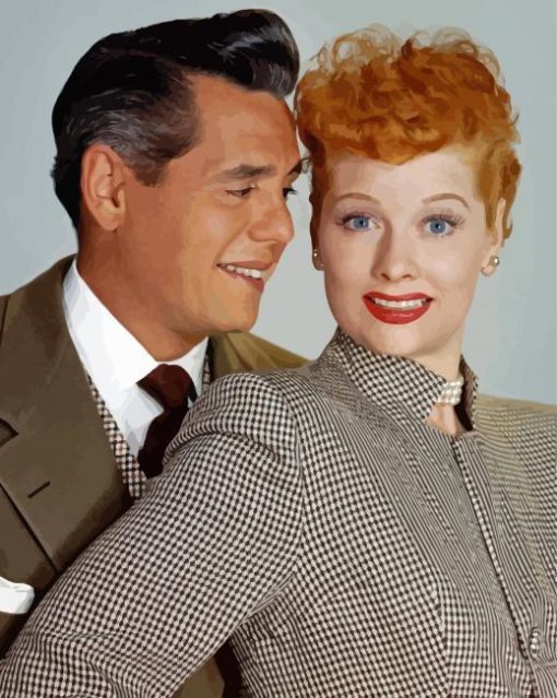 Lucy and desi paint by numbers