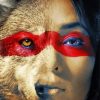 Native American Wolf Woman Paint by numbers