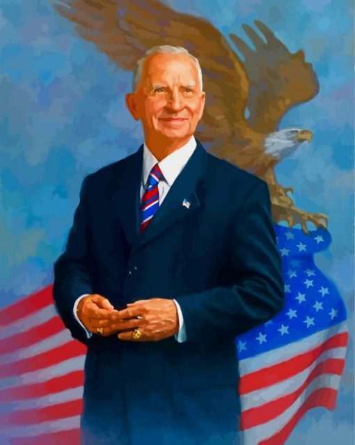 Ross Perot Art paint by numbers