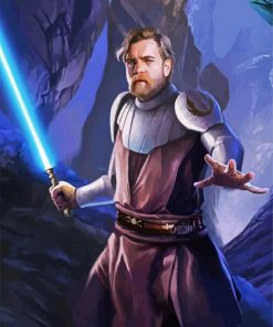 Star Wars Obi Wan Paint by numbers