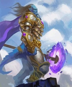 Aesthetic Draenei World Of Warcraft paint by numbers