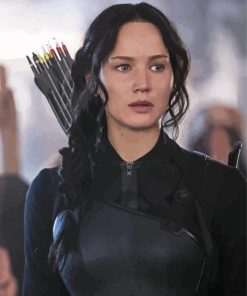 Aesthetic Katniss Everdeen paint by Numbers
