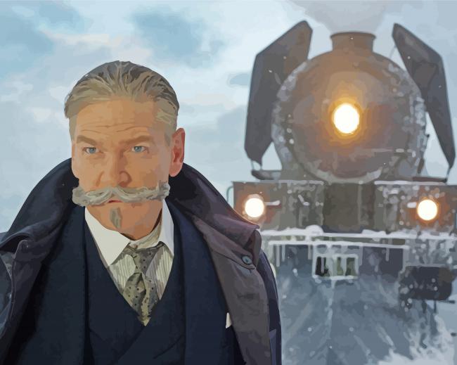 Murder On The Orient Express Character Paint by numbers