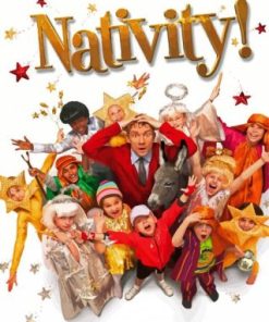 Nativity Movie Poster paint by numbers