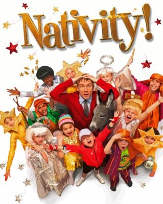 Nativity Movie Poster paint by numbers