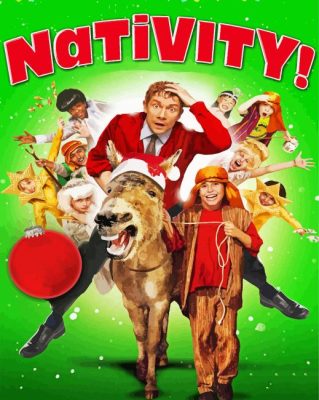 Nativity Movie paint by numbers